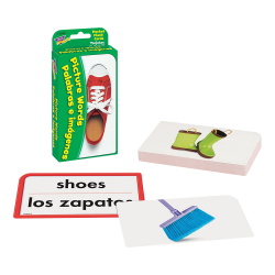 Tarjetas de aprendizaje palabras e imágenes (español-inglés)