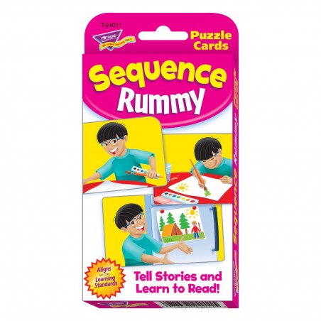 Tarjetas de aprendizaje Sequence Rummy