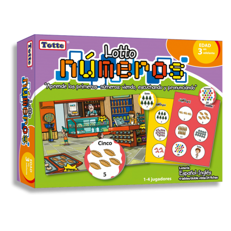 Lotería de números (bilingüe)